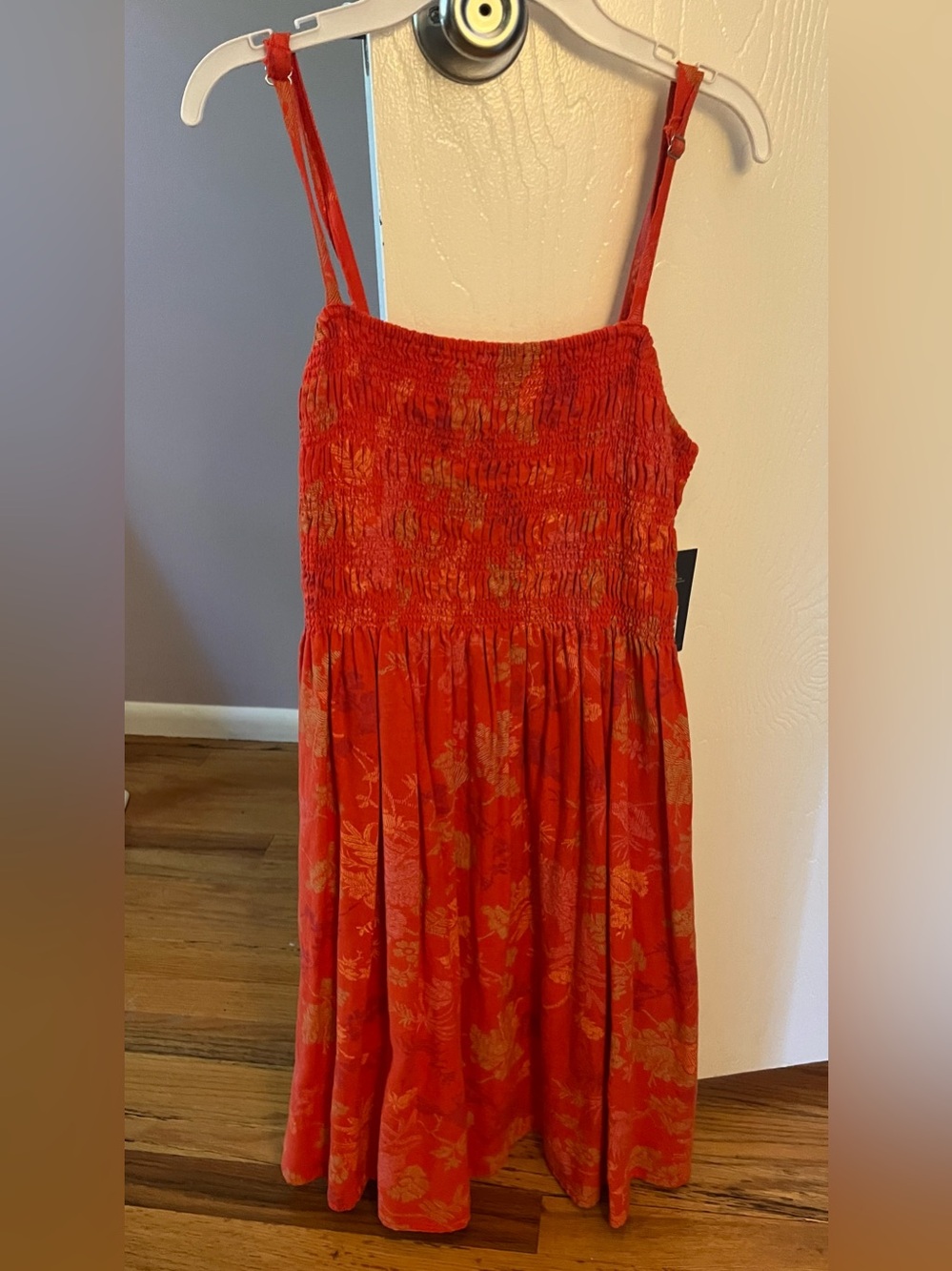 Universal Thread Red Floral Midi Sundress